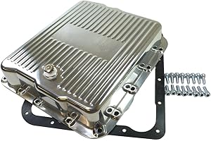 CFR PERFORMANCE Compatible/Replacement for Chevy/GM 700R4-4L60E-4L65E Aluminum Transmission Pan Kit - Polished