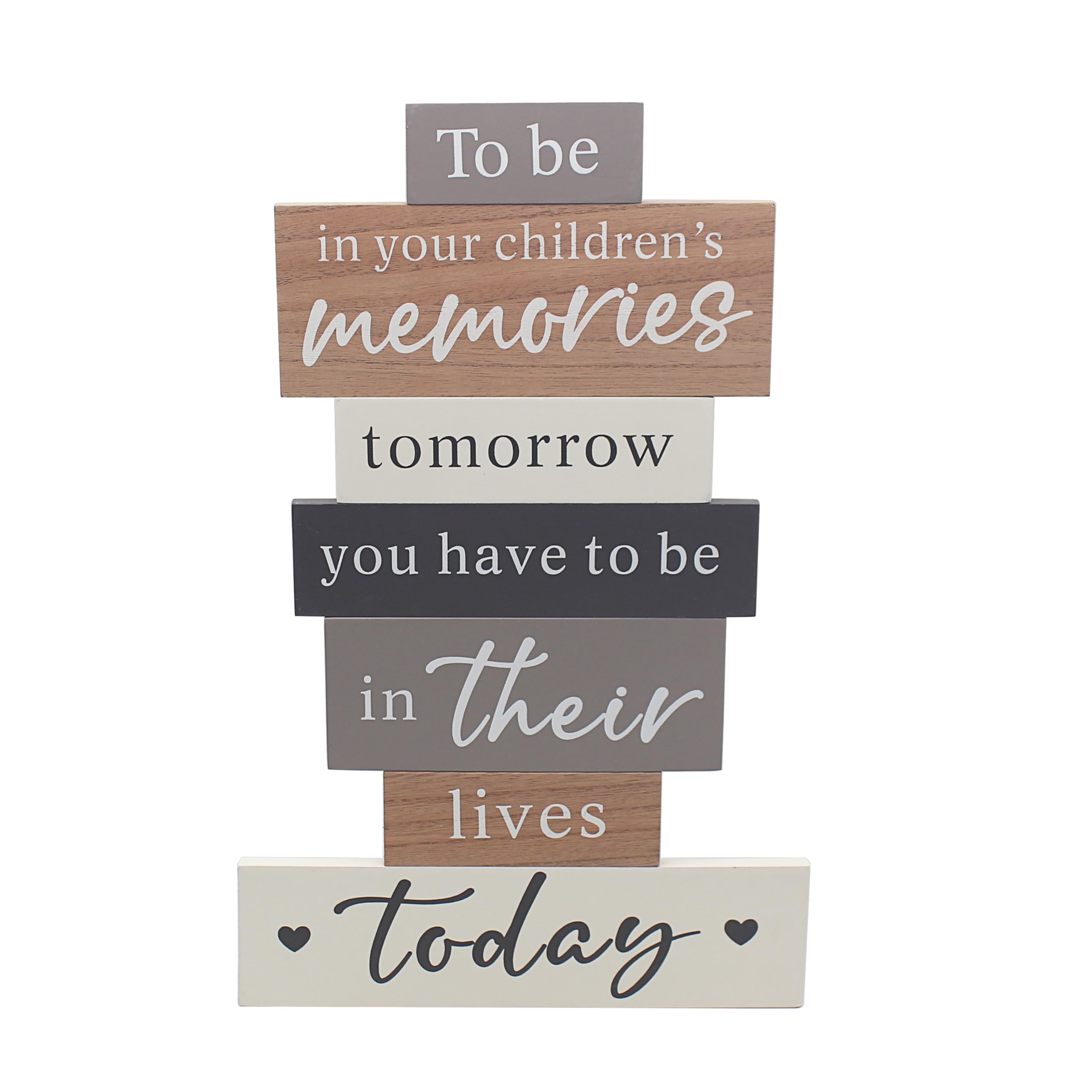 Lesser & Pavey British Designed Loving Quotes Plaque | Loving Message Plaque For Home or Office | Children's Memories Great Friendship Gifts For Birthdays - Love and Affection