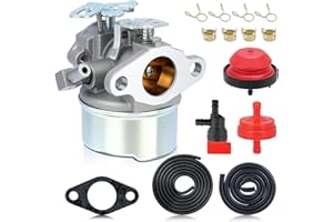 Hipa 640084B Carburetor Kit for Tecumesh 4HP 5HP MTD 632107A 632107 640084 640084A To-ro 521 524 HSSK40 HSSK50 HSSK55 LH195SA Snow Blower Carb Parts