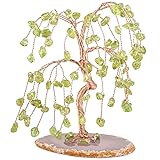 Rockcloud Olivine Crystal Tree for Home Office