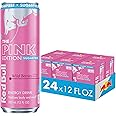 Red Bull Pink Edition Sugar Free Energy Drink, Wild Berries, 12 fl. oz., 6 x 4 Cans, Pack of 24 Cans, with 80mg Caffeine, Taurine & B Vitamins