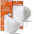 AIRAID-KF94 [Individually Wrapped] - Made in Korea, 4-Layer Filter, 3D Face Mask, Black, White, Adult and Older Teens