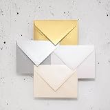 Clairefontaine Pollen Iridescent White Envelopes Pack 20 7.5x10cm 120gsm view 6