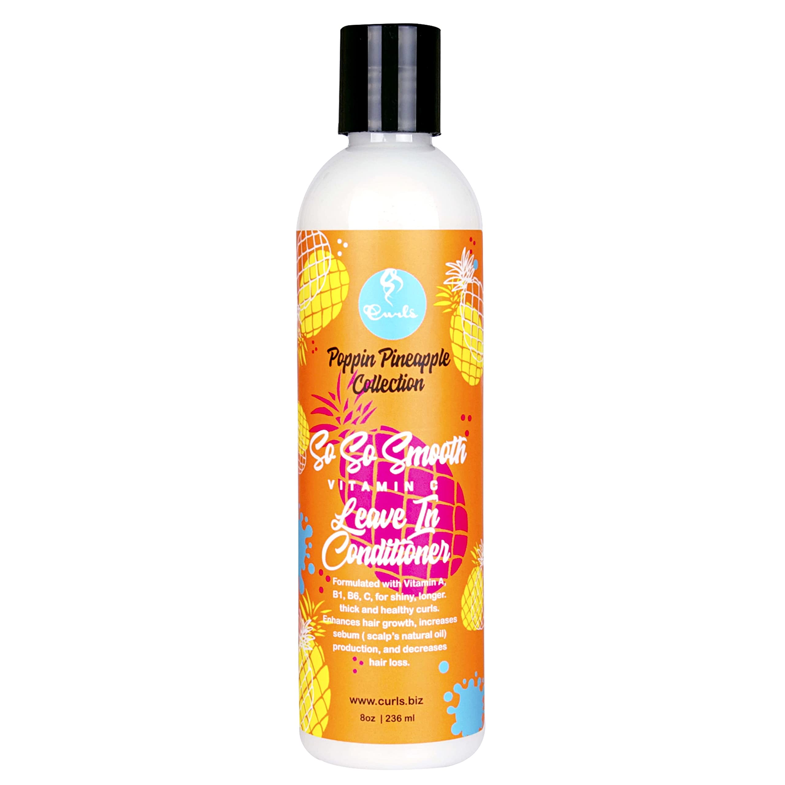 Curls Poppin Pineapple Collection - So So Smooth Vitamin C Leave in Conditioner 236ml