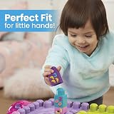 Mega Bloks Build N Learn Table Pink 29 pcs Folding Portable Toddler Toys view 2