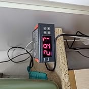 KKmoon - Controlador de temperatura digital con función de alarma ...