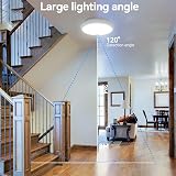Peasur Motion Sensor LED Ceiling Light 6000K 300LM Battery Powered Ø18cm view 6