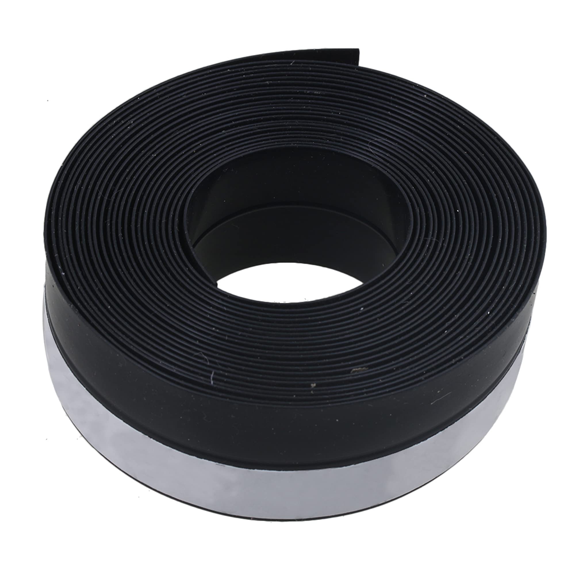 Mxfans 5 Meter 25x1MM Black Rubber Sealing Strip for Garage Door Weatherstrip Sliding Doors