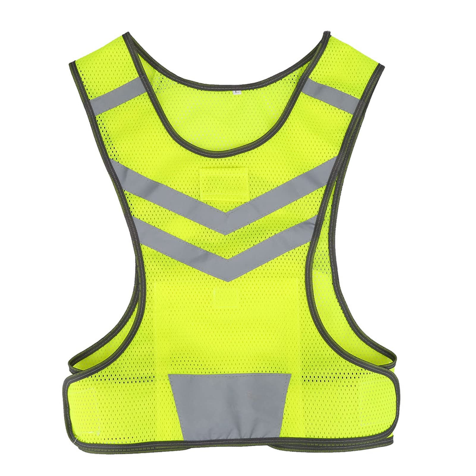 Pilipane Reflective Vest, Reflective Running Vest, Safety Equipment, High Visible, Adjustable Reflective Safety Vest for Outdoor Sports, Cycling, Running, Hiking
