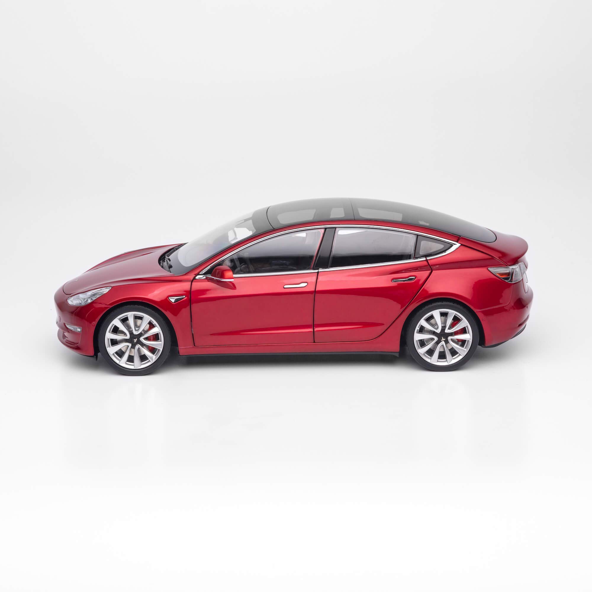 Tesla Diecast 1 18 Scale Model 3 Multi Coat Red | Desertcart Maldives