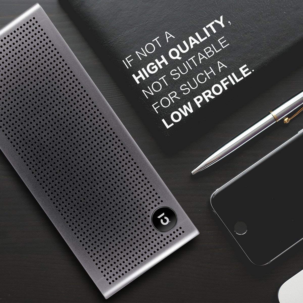 Wireless Bluetooth Speaker Portable with Superior Stereo Sound Built in Microphone Handsfree