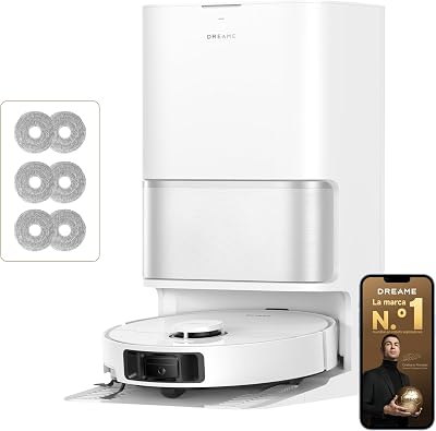 L10s Ultra Gen 3 Kit-A Robot Aspirador y Friegasuelos, Succión de 25.000Pa, Cepillo Lateral y Mopa Extensible, AceClean DryBoard y Autolimpieza Automática de Mopa, Secado con Aire Caliente