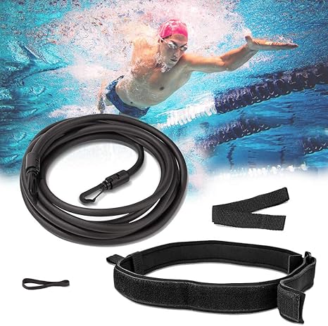4M Schwimmgurt Für Pool Training - Einstellbarer Widerstandsgürtel