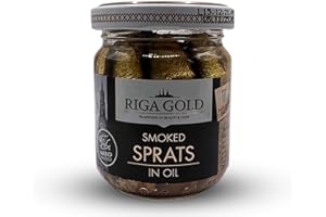 Riga Gold Smoked Sprats in Oil - Wild Caught (Pack 3)