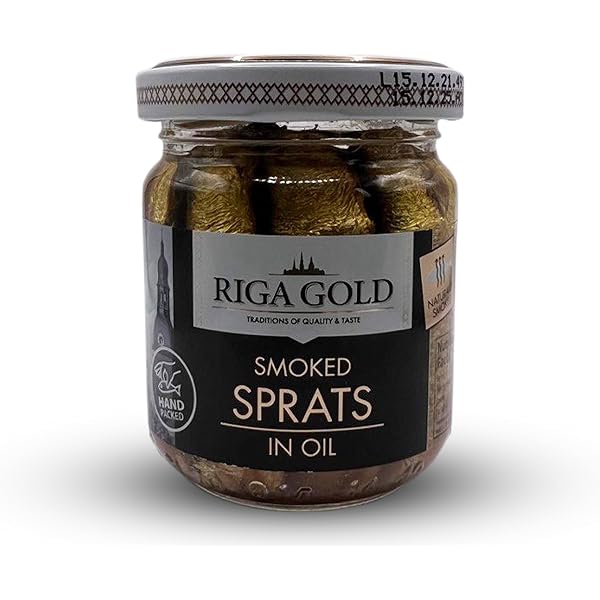 Sprats In Tomato Sauce Riga Gold Smoked - 190g Canned Fish From Latvia ...