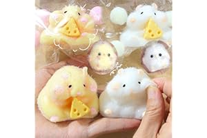 6PCS Taba Squishy Toys,Hamster Squishy Fidget Toys Gift for Children