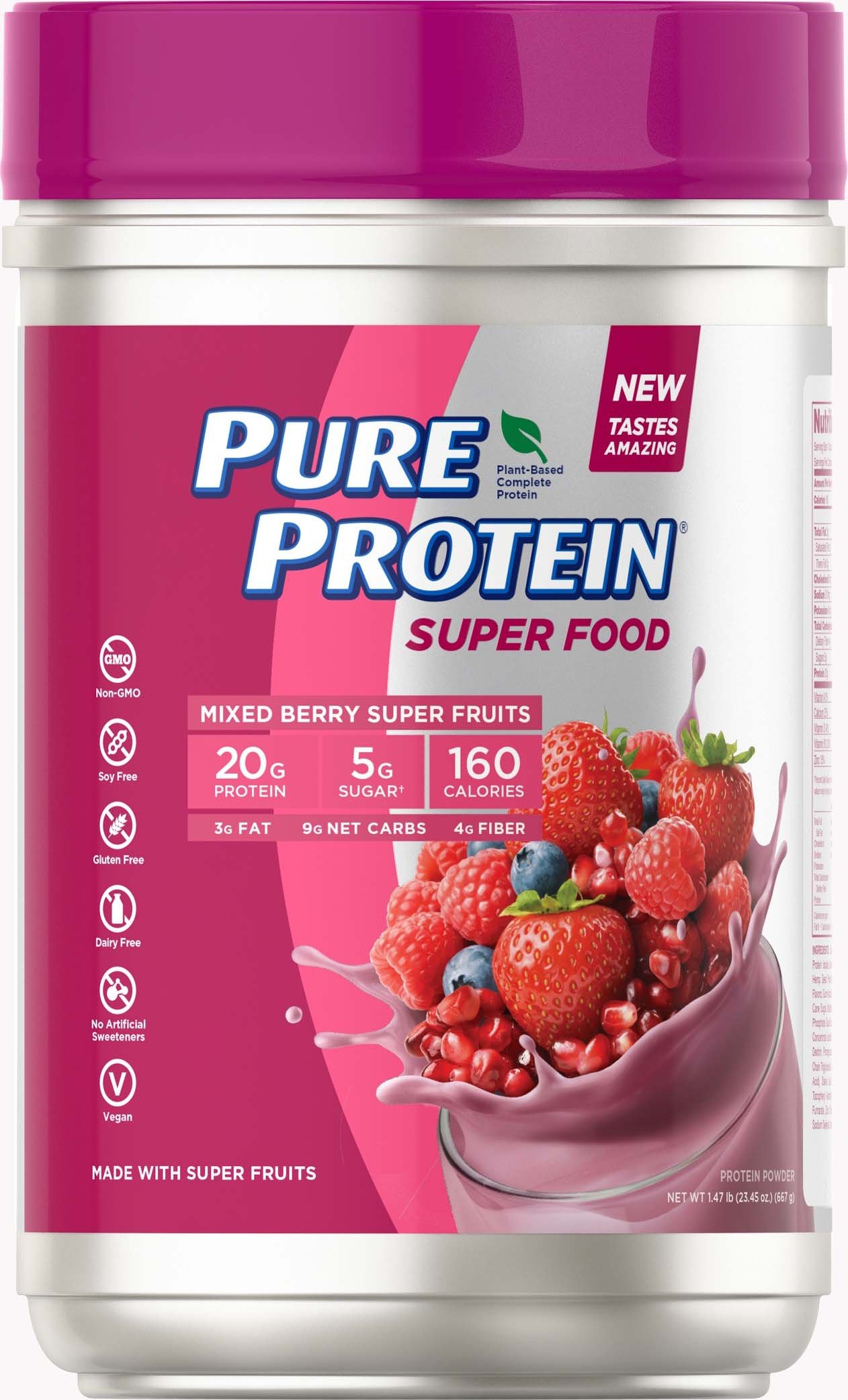 Pure Protein Vegan Plant Based Hemp and Pea