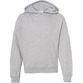 Youth Midweight Hooded Pullover Sweatshirt S Grey Heather