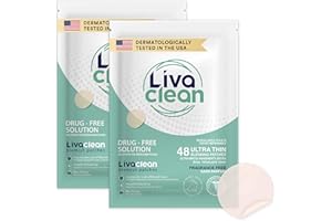 LivaClean 96 Count (2 Pack) Pimple Patches for Face – Hydrocolloid Acne Stickers in 3 Sizes (8mm, 10mm, 12mm) – Zit Dots, Spo