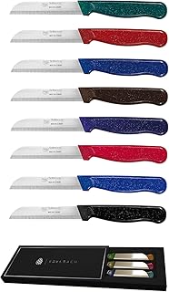 Solingen / 6x / Edelbach / 6er Messer Set made in Germany Allzweckmesser, Obstmesser, Gemüsemesser, Schälmesser, sehr scharf