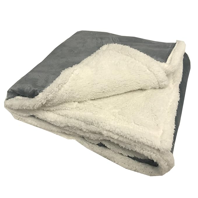 JEMIDI Lammflor Kuscheldecke Sherpa Wohndecke Sofadecke Felldecke Kuschel Decke Weiche Kuschlelige Lamm Fell Decken Wunderbar