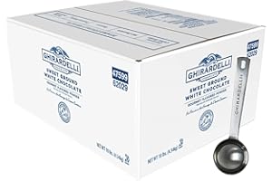 Ghirardelli Sweet Ground White Chocolate Gourmet Flavored Powder, 10 Pound Box with Ghirardelli Stamped Barista Spoon