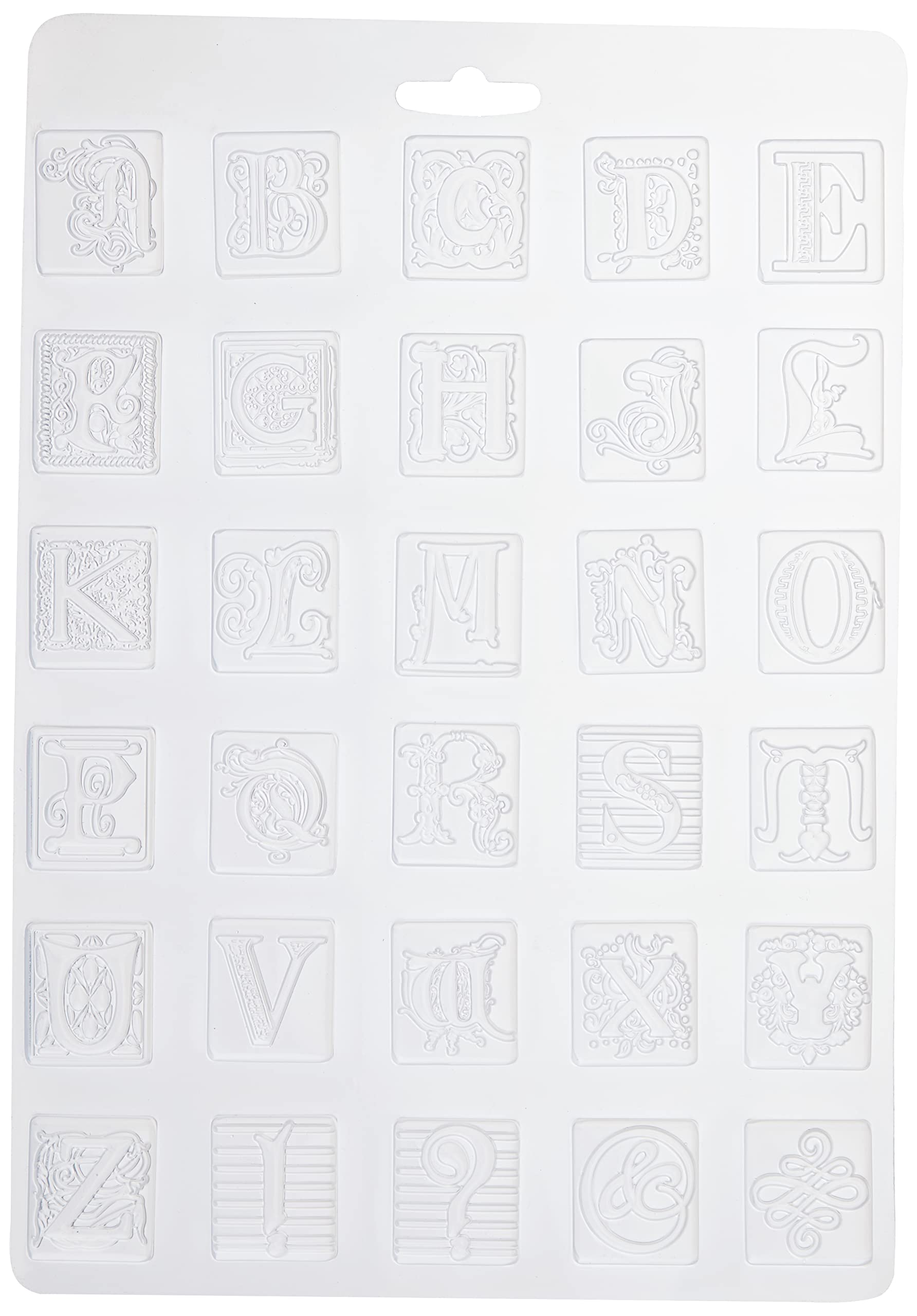 Stamperia Soft Mould-Alphabet, Various, A4 K3PTA480