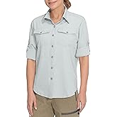 Little Donkey Andy Women's Stretch Quick Dry UPF50+ Long Sleeve Shirt for Hiking, Travel, Camping