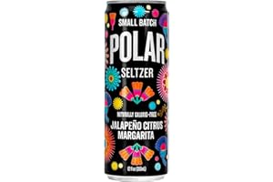 LASTFUEL. Polar Seltzer Water, Slim Can Limited Edition (Jalapeño Citrus Margarita, 6 Pack)