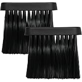 GMAPATS 2 PCS Oblong Fireplace Brush, PP Fireplace Broom Replacement Head, Chimney Brush for Fireplace Cleaning Kit and Pellet Stove