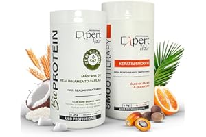 Expert Hair B-tox Kit - Anti-Frizz, B-tox Capilar Para El Cabello- Thermo-Active, Natural Look- Queratina para Alisar el Cabe