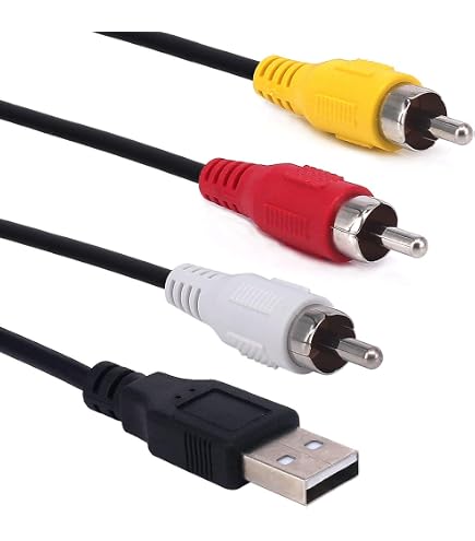 Da USB A 3RCA Femmina 3 Rgb Video AV Composito Convertitore Adattatore Connettore Per Tv Pc Dvr 88183564