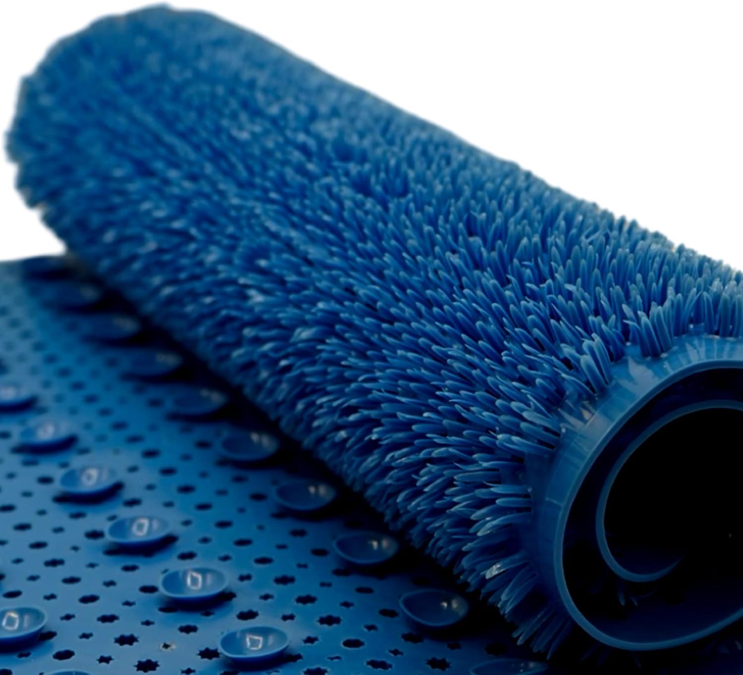 AQUALONA® Luxury Bath Mat, Anti-Mould Non-Slip – PVC. BPA, Latex and Phthalate Free (Comfort Blue)