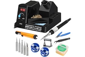 100W Soldering Station Digital Display Soldering Iron Kit 12-in-1 Adjustable Temperature 180°C to 480°C