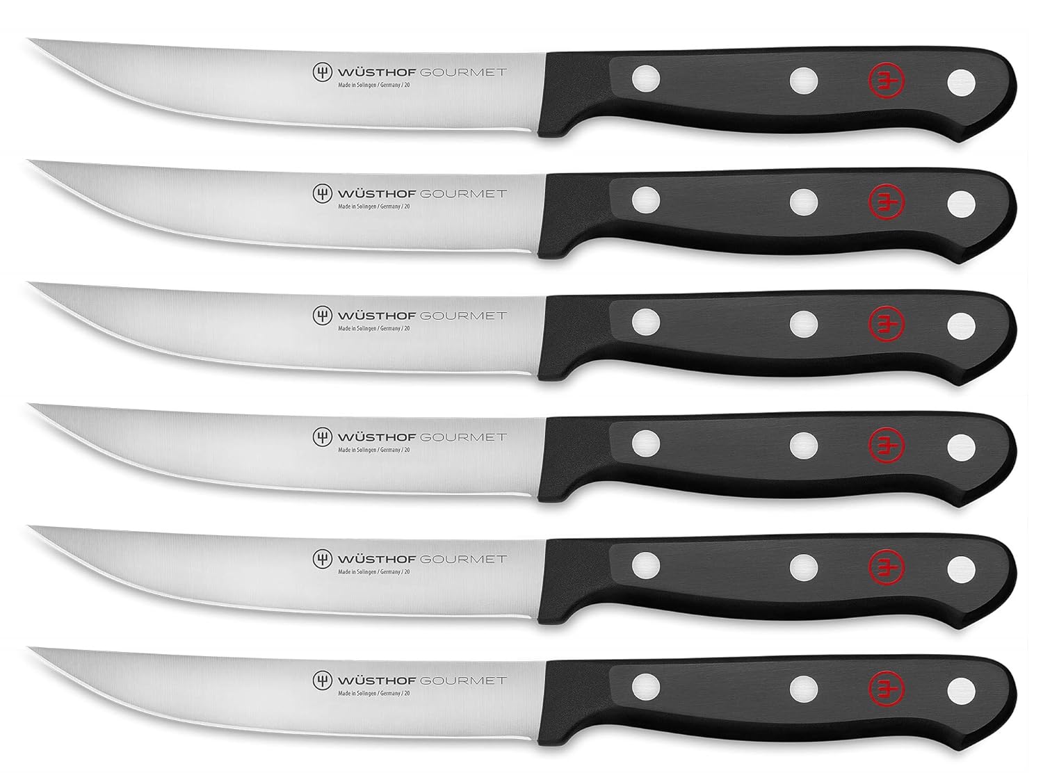 Wüsthof Gourmet Steak Knife Set, 6-Piece: Industrial & Scientific