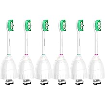 Aoremon Replacement Toothbrush Heads for Philips Sonicare E-Series Essence HX7022/66 and other Screw-on Electric Toothbrush M