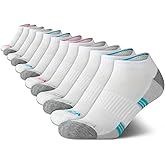 Nautica Women's Socks - Athletic Cushion Low Cut Socks (12 Pack)