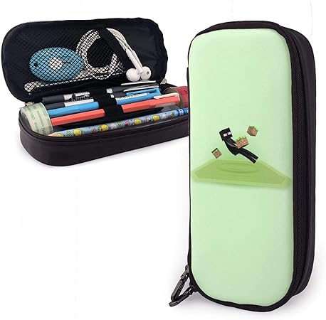 Amazon マインクラフト ペンケース 大容量 筆箱 化粧ポーチ おしゃれ 鉛筆 ケース 大容量 多機能 軽量 小学生 中学生 男の子 女の子 文房具 ダブルジッパ 通学 文房具 オフィス用品 文房具 オフィス用品