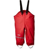 CareTec - Pantalon De Pluie Enfant Réglable - Imperméable Avec Bretelles - Facile à Enfiler - Mixte