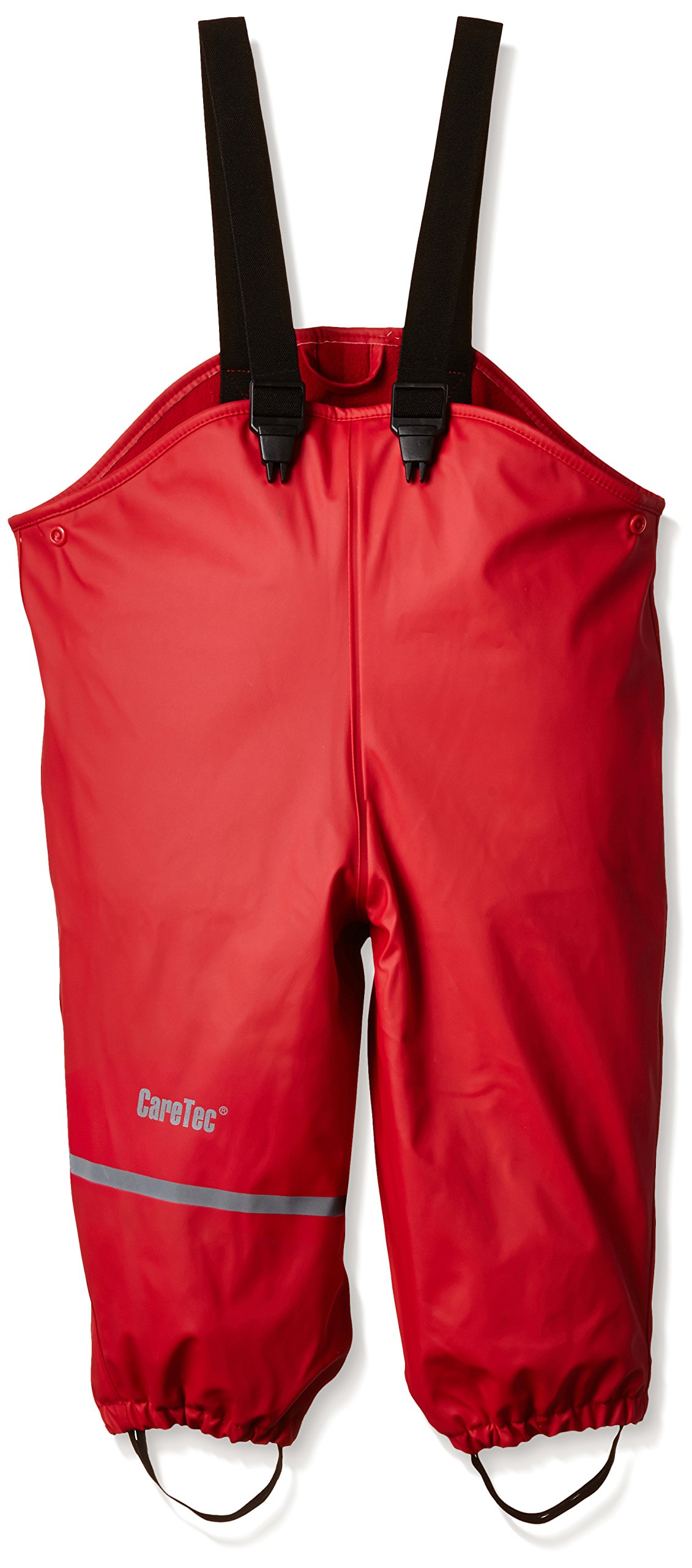 CareTec Kinder Regenlatzhose mit Fleecefutter, Red (402), 104