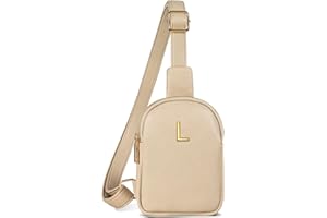 Freesya Gifts for Women Teen Girls, Monogram Mini Crossbody Bags for Women Girls, Personalized Graduation Teacher Gifts, Over The Shoulder Bags, Phone Purse for Daily Essentials, Sister Gifts