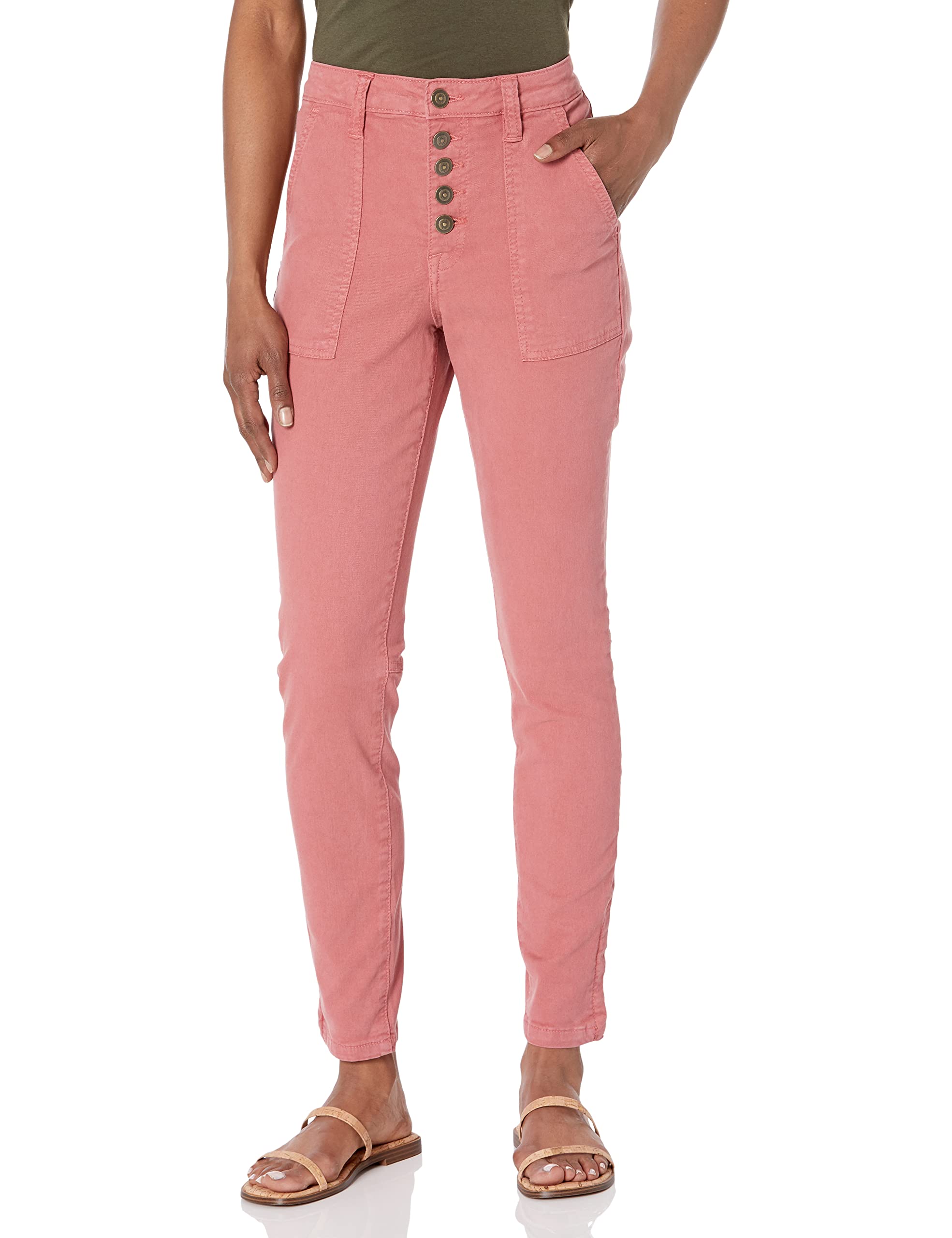 Photo 1 of Joie Womens Maxine Park Skinny in Canyon Rose Pants, Casual Jeans, Canyon Rose, 27 Regular US