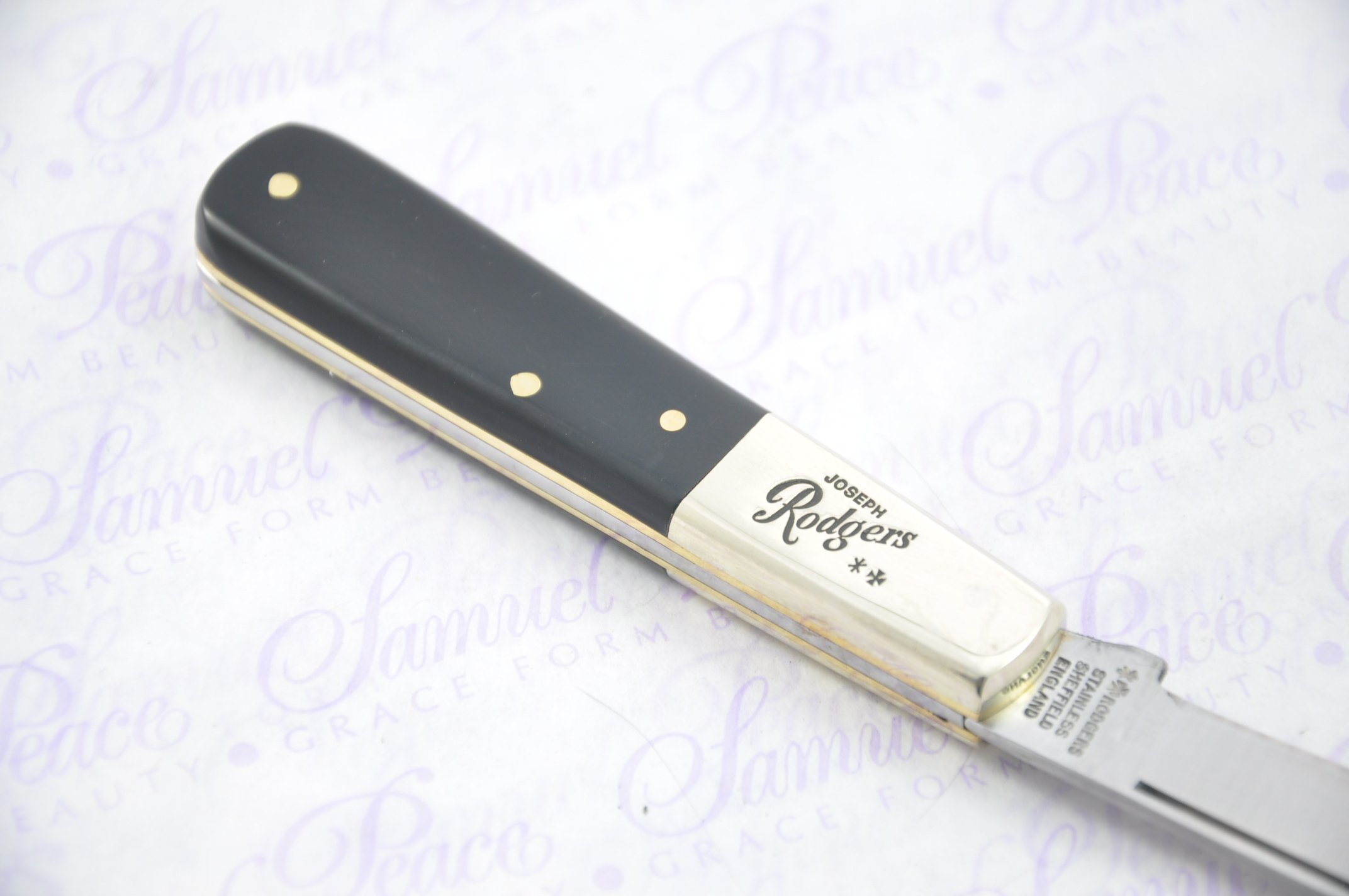 New Joseph Rodgers Delrin Clip Point Barlow Sheffield Made Pen/Pocket Knife Buy Online in UAE