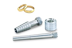 VIKROM Ring Stretcher Tool Kit for Ring Sizes 6-10 – Ring Expander for Gold, Silver & Soft Metals | Durable & Portable with Mandrel and Expander Rod | Easy-to-Use Sizing Tool for Jewelry at Home or Pro Use