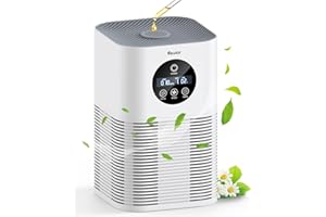 VEWIOR Air Purifiers, Fragrance Sponge PM2.5 Monitor H13 True HEPA Air Filter, 387 CFM Pets Air Cleaner for Home Bedroom Large Room, Purify Pollen, Pet Hair Dander, Odor, Dust, Smoke