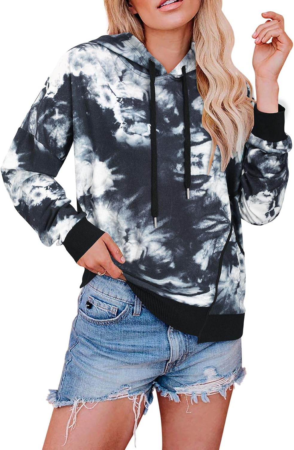 camo tie dye hoodie