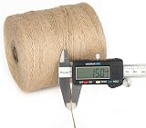 jijAcraft 500M Natural Jute Twine 2 Ply 1.5mm Brown Garden String view 3