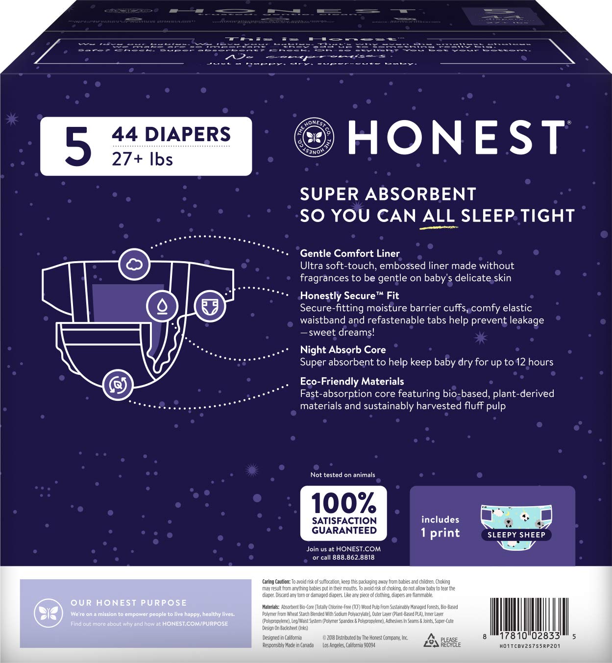 honest overnight size 5