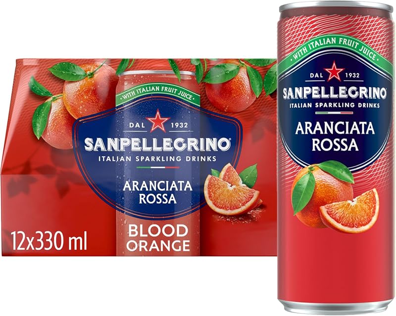 San Pellegrino Blood Orange Sparkling Drinks 12 x 330ml