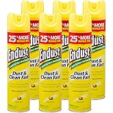Endust Lemon Zest Multi-Surface Dusting and Cleaning Spray, Lemon Zest, 6-Pack